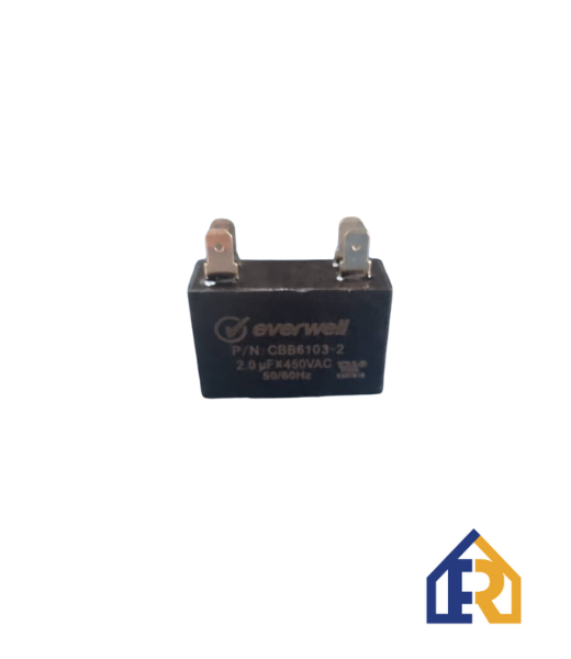 CONDENSADOR A/A VENT 2 MF 450V CUADRADO
