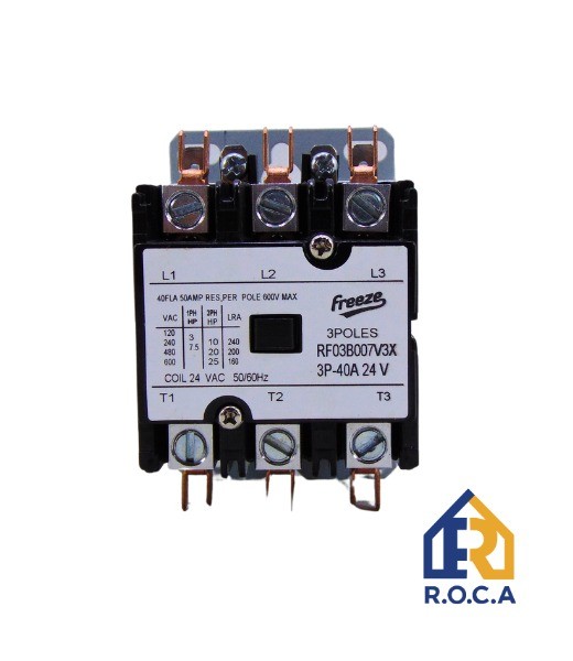 CONTACTOR 3P 40A COIL 24V