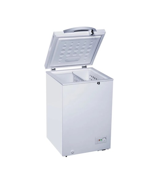 Congelador Blanco Dual 700L con Luz LED y Cerradura