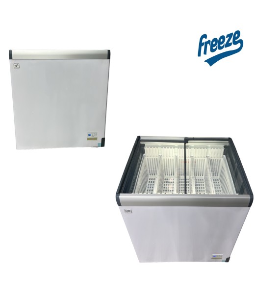 Congelador Exhibidor Horizontal 256L con Puertas de Vidrio