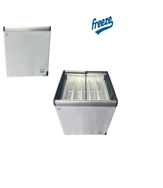 Congelador Exhibidor Horizontal 396L con Puertas de Vidrio