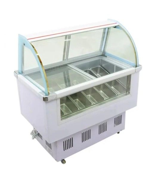 Exhibidor de Helados 12 Tolvas con Compresor Embraco