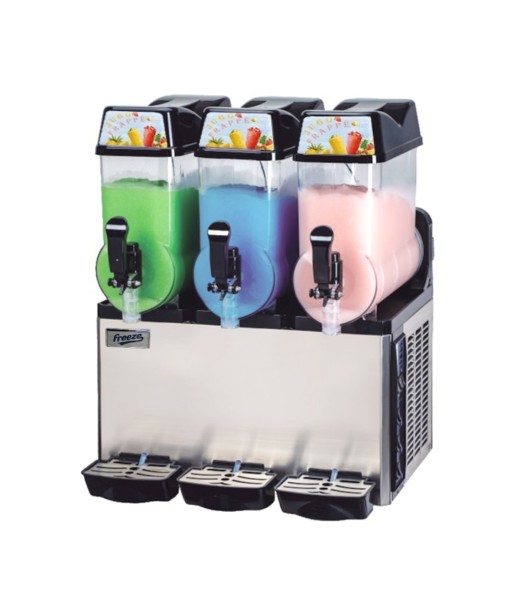 Máquina Granizadora Industrial 3 Tanques 12L con Luz LED